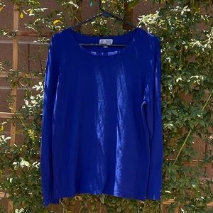 JM Collection Indigo Blue Sweater